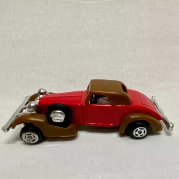 1930's Rolls Royce Playboy Cabrio Red 1:64 Die-cast Model Car Good Vintage - Picture 8 of 8